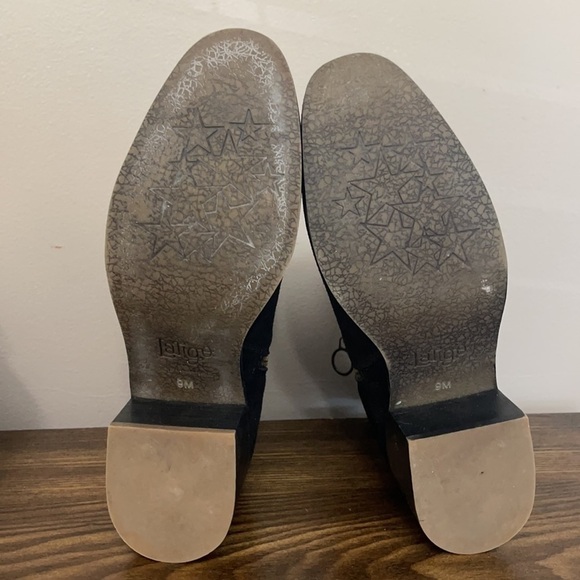 Latigo Dosa Black Suede Studded Booties - Picture 7 of 9